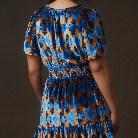 Anthropologie Somerset Mini Dress Velvet Edition – Size L - Picture 3 of 9